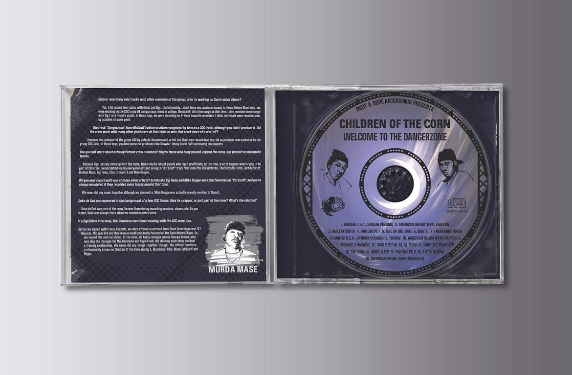 "Children Of The Corn-Welcome To The Dangerzone" CD w/Autograph By Digga